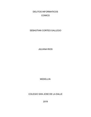 Delitos Informaticos Comics Cortes