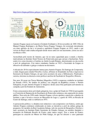 1antón Fraguas Portal Da Lingua