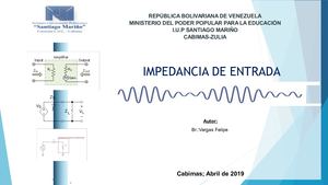 Impedancia De Entrada