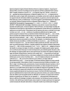 Aperturas Apertura Inglesa Variante Simétrica Historia La Apertura Inglesa1