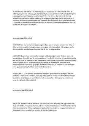 Glosario Abonos Orgánicos