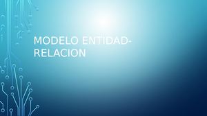 Modelo Entidad Relacion Lidia