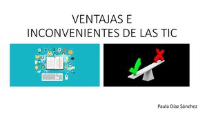 Ventajas E Inconvenientes De Las Tic