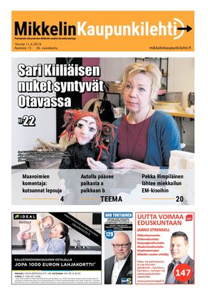 Mikkelin Kaupunkilehti 15/2019