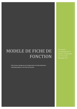 Modele Fiche Fonction