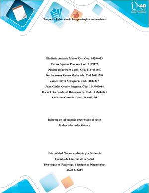 Grupo 6 Informe De Laboratorio De Imagenología Convencional