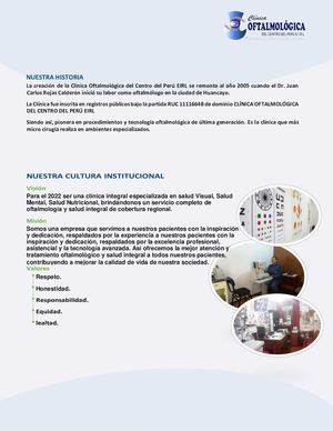 Brochure De Clinica