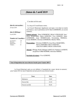 Presse Du 5 Avril 19