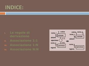 Dal Livello Concettuale Al Livello Logico