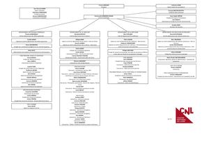 Organigramme du CNL - 2019