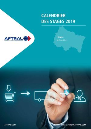 2019 Calendrier Stages Aftral Grand Est