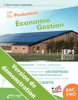 Production Économie Gestion 2de PRO EXTRAIT