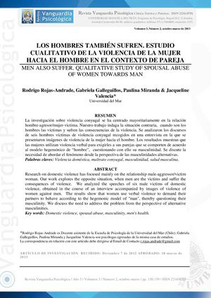 Dialnet Los Hombres Tambien Sufren Estudio Cualitativo De La Viole 4815152
