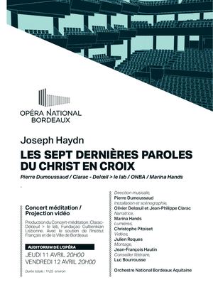 Les 7 dernières paroles du Christ en Croix / Haydn