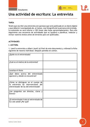 Como Escribir Una Entrevista