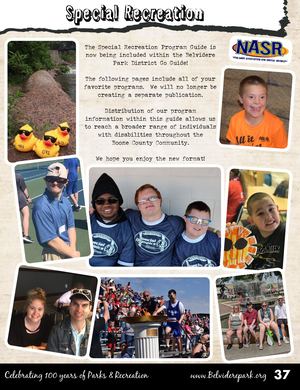 Belvidere Park District - Special Recreation