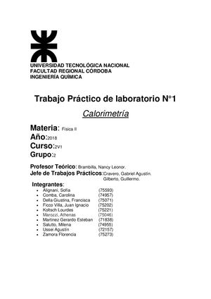Grupo Número 2, Curso 2v1, Trabajo Practico N°1, Año 2018