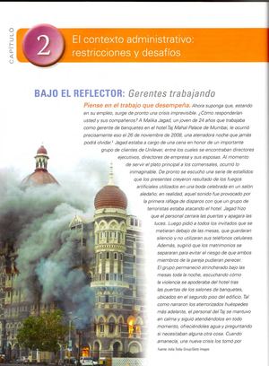 Contexto administrativo, restricciones y desafíos.