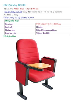 Ghe Hoi Truong Tc0314b