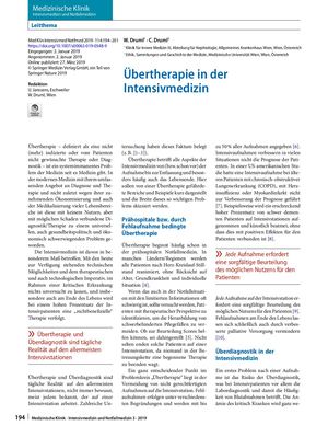 03 Übertherapie In Der Intensivmedizin