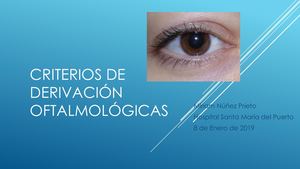Criterios De Derivación Oftalmológicas