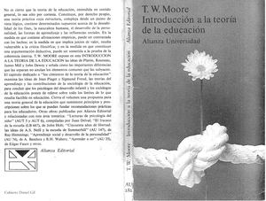 Introducción A La Teoría De La Educación Moore