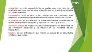 Metodología De Análisis De Puesto