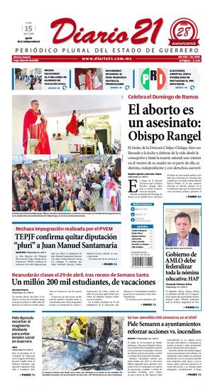 Diario 21 - 15 Abril 2019