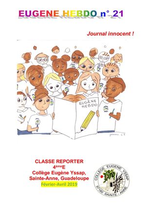 EUGENE HEBDO N°21 COLLEGE EUGENE YSSAP