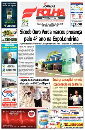 Folha Regional - Ibiporã 15 De Abril de 2019