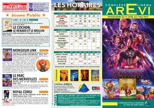 Cinéma Arévi St Yrieix Du 17 04 Au 7 05
