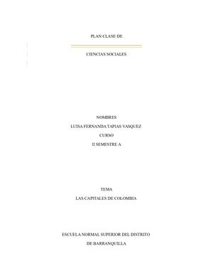 Capitales De Colombia