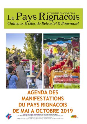 Agenda des manifestations du Pays Rignacois de mai à octobre 2019
