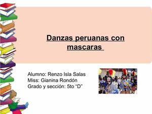 Mascaras ,Danzas Peruanas