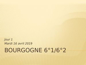 1bourgogne 6° J1