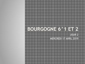 Bourgogne 6°1 Et 2