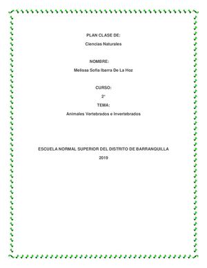 Plan Clase Melissa Ibarra