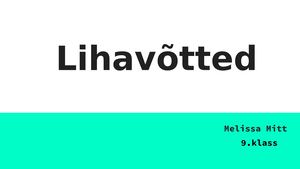 Lihavõtted
