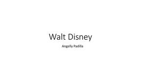 Walt Disney