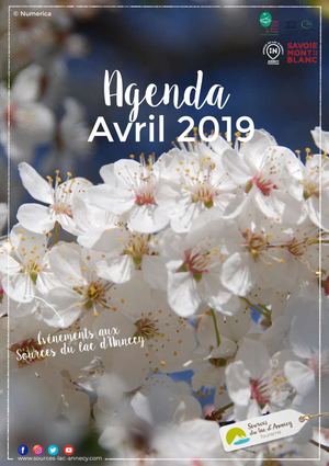 Agenda Avril office de tourisme 2019