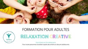 Brochure Formation en Relaxation Créative pour enfants et pré-adolescents