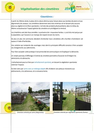 Fiche Technique 4 Végétalisation Cimetiére