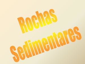 Rochas Sedimentares Caracterização 2019