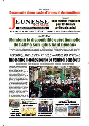 Jeunesse D'algerie 20 04 2019