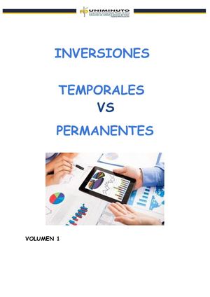 INVERSIONES TEMPORALES VS PERMANENTES