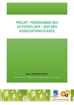 Appel à Projet pour un financement Agce Au Cameroun