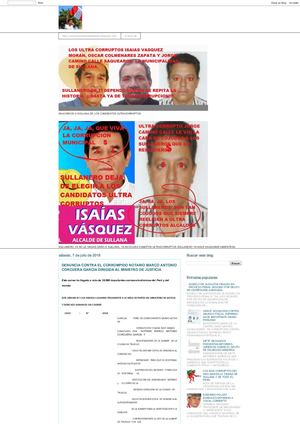 Denuncia Contra el  Notario Delincuente Marco Antonio Corcuera Garcia