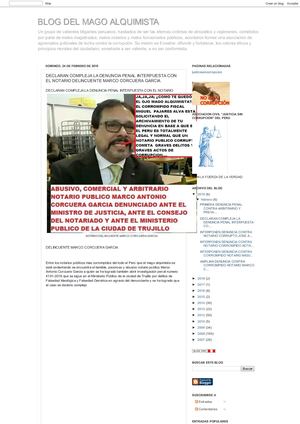 Declaran Compleja La Denuncia Penal Contra El Notario Delincuente Marco Corcuera Garcia