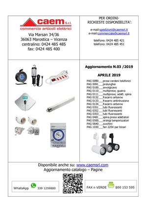 Caem Pagine 17 04 2019 Aggiornamento