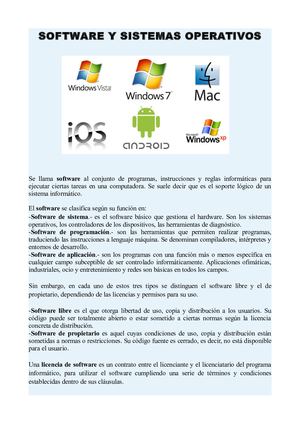 Software Y Sistemas Operativos
